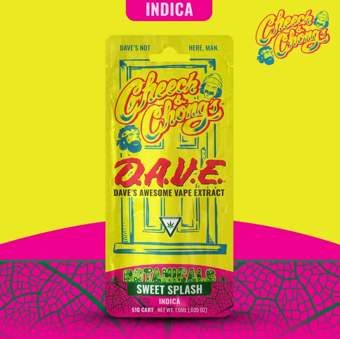 Photograph of product: Cheech & Chong's - Sweet Splash Cartridge 1g | 6/$50 | 15/$79