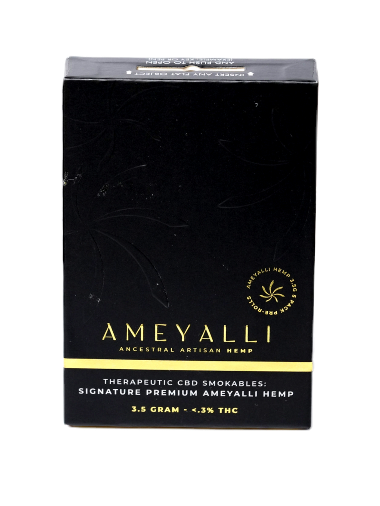 Photograph of product: Ameyalli 1630 Limited Black Edition: Pre-Roll 5 Pack