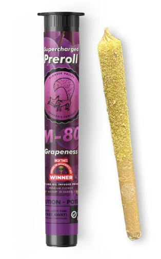 Photograph of product: Grapeness - M80 Infused Pre-Roll - PVX
