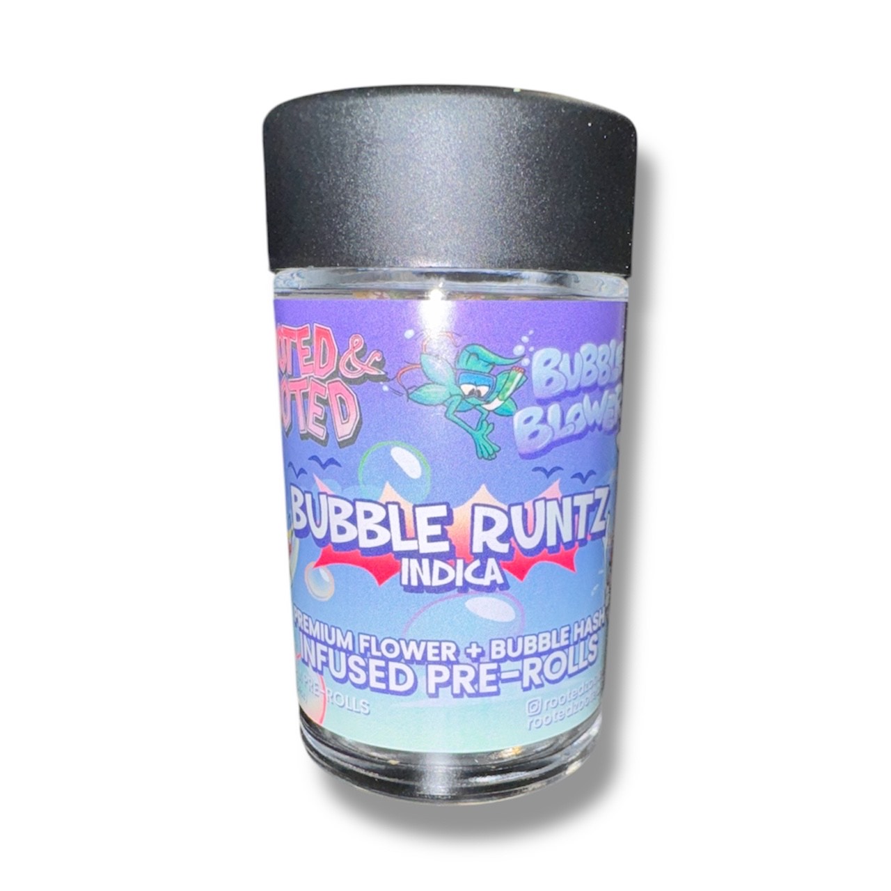 Photograph of product: RZ - Bubble Runtz - Bubble au chocolat Pre-Roll 5 Pack
