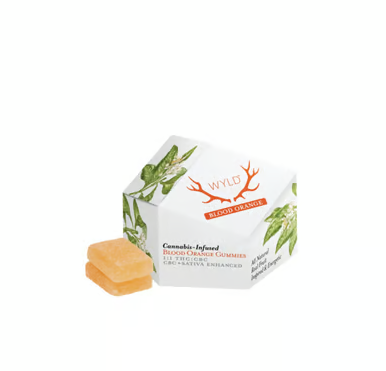 Photograph of product: Blood Orange 1:1 (TH-oui:CBC) (H) - Gummies (100mg)