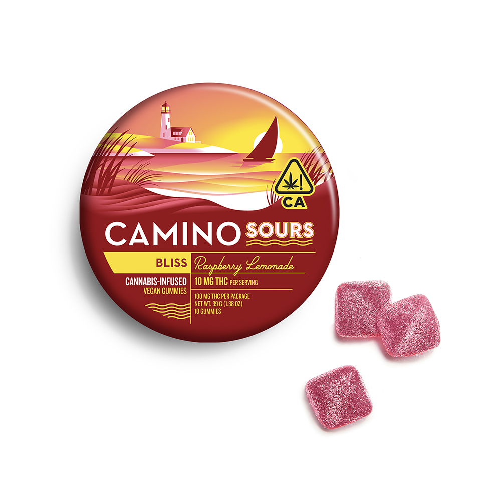 Photograph of product: CAMINO SOURS RASPBERRY LEMONADE GUMMIES [10 CT]