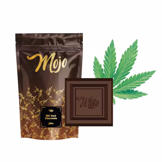 Photograph of product: Mojo | Dark Chocolate | Oui'd | 200MG