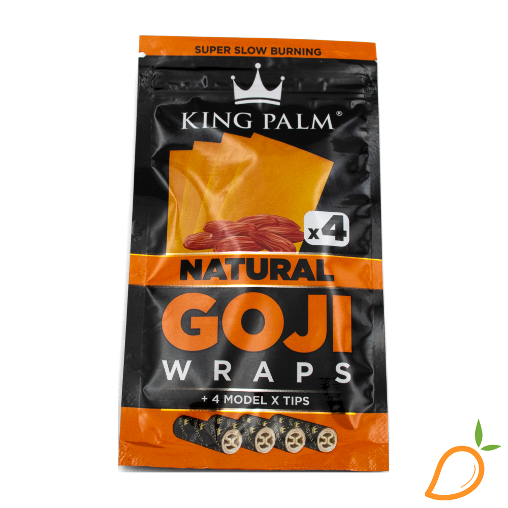 Photograph of product: 4pk Natural Goji Wraps King Palm