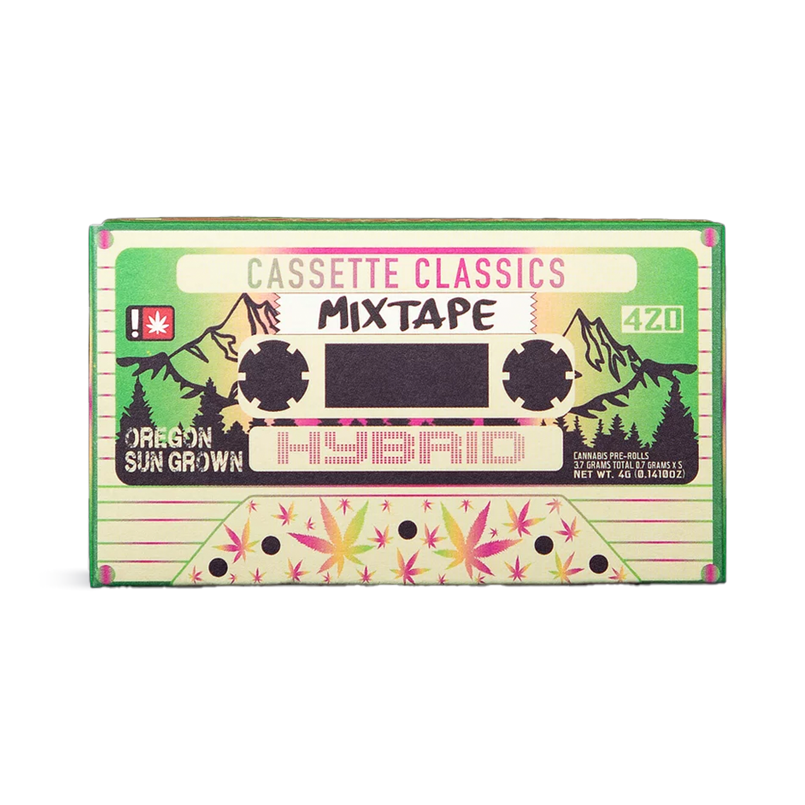 Photograph of product: Cassette Classics 5pk WHITE RUNTZ 0.7g Pre-Rolls