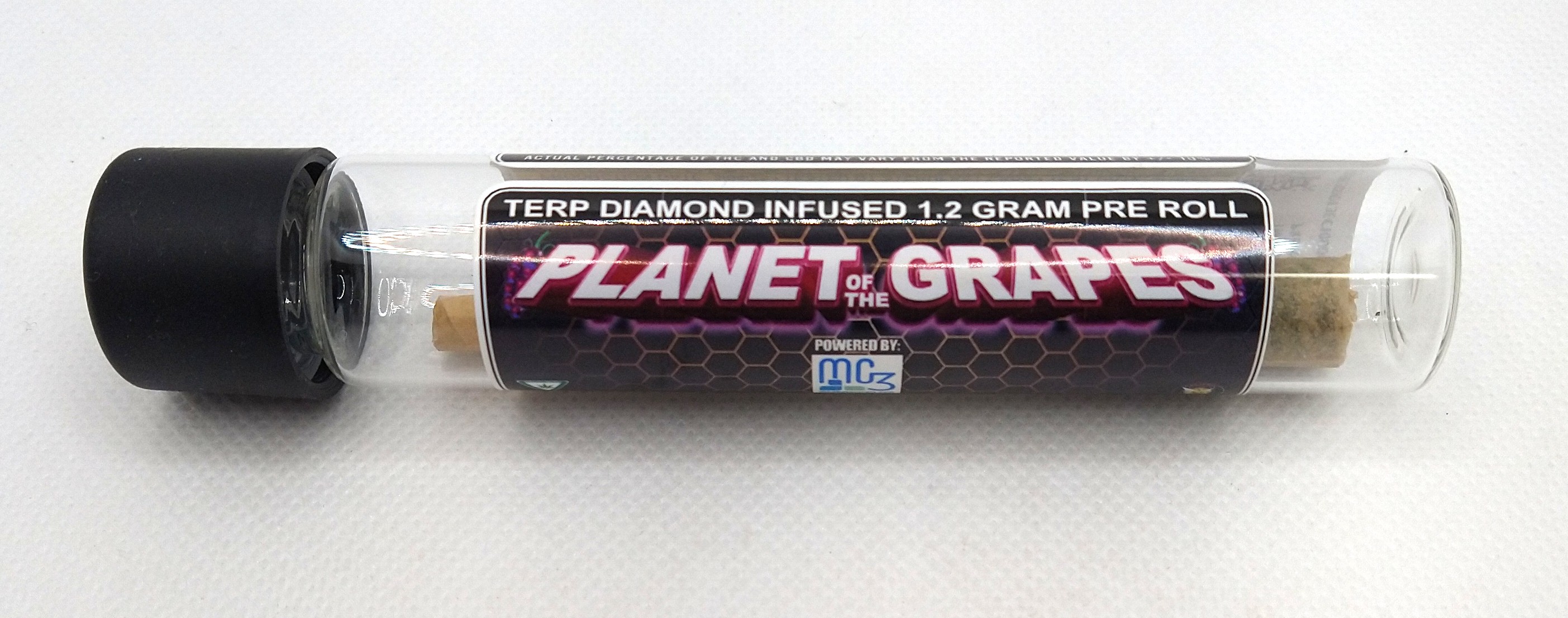 Photograph of product: Canna Bee | Planet of Grapes | Infused Pre-roll Oui'd