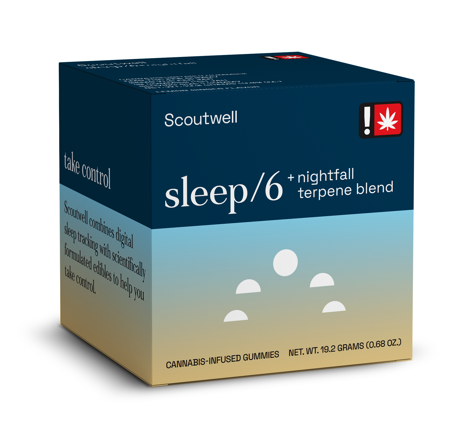 Photograph of product: Scoutwell | Sleep Gummies | 6mg | Lemon Ginger