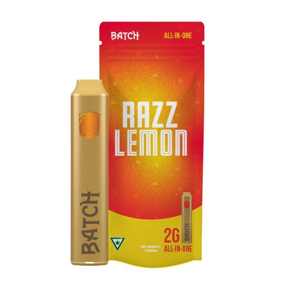 Photograph of product: Batch Razzlemon All-In-One Vape | 2g