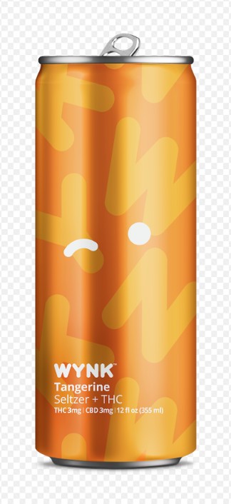 Photograph of product: Beverage | WYNK | Tangerine Seltzer | Single