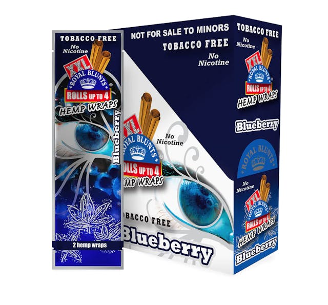 Photograph of product: XXL Wonderbrett Beyond Blueberry Hemp Wraps 2pk - 