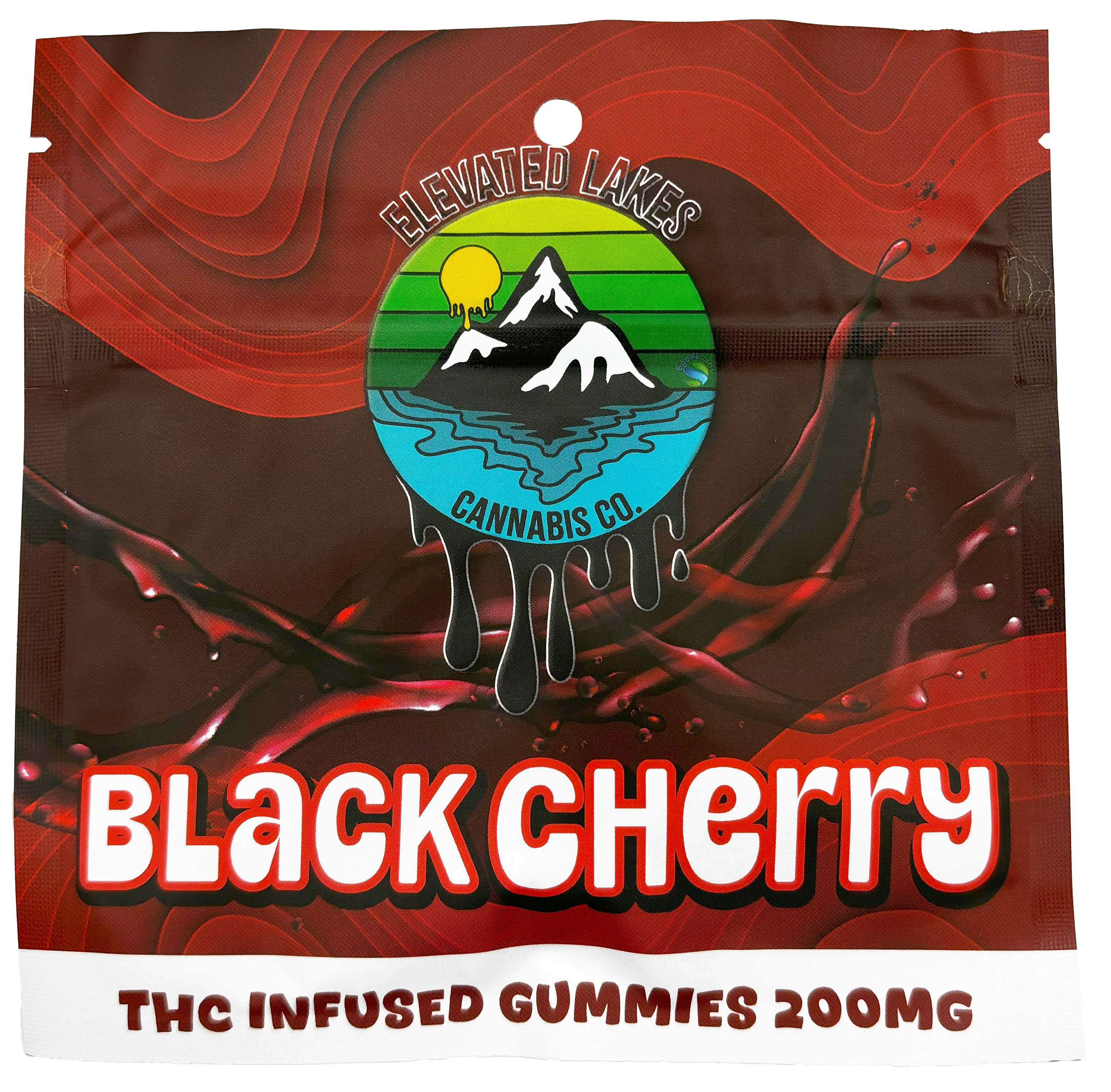 Photograph of product: Elevated Lakes Oui'd Co. | Cherry | Gummy Edible | 200mg TH-oui