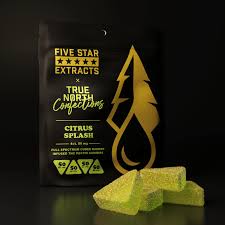 Photograph of product: True North - Citrus Splash - Full Spectrum TH-oui Gummies - 200mg