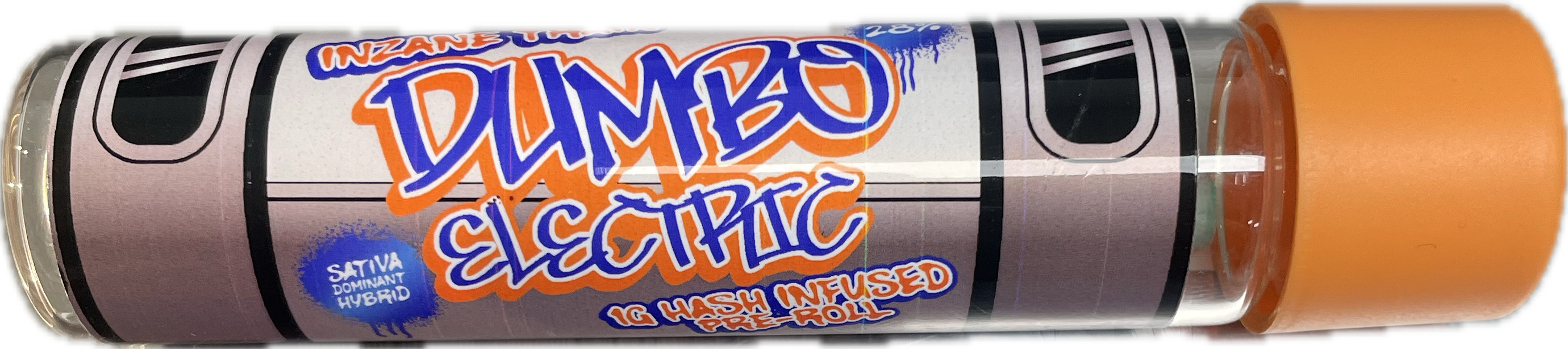 Photograph of product: Dumbo Electric | Inzane Train | au chocolat Infused | PreRoll | 1g