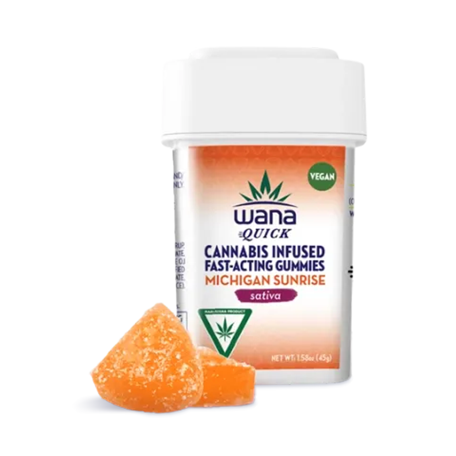 Photograph of product: Wana | Quick Gummies | Michigan Sunrise | 200mg