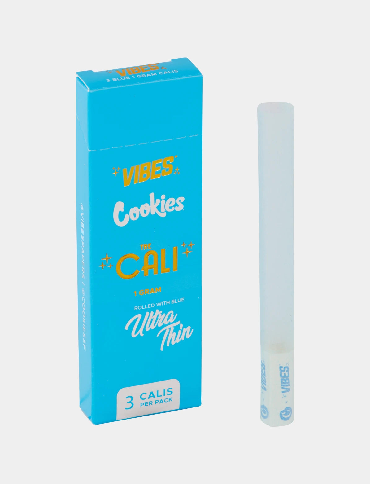 Photograph of product: Vibes | Blue Cali Cones | 3 Pack | 1 Gram