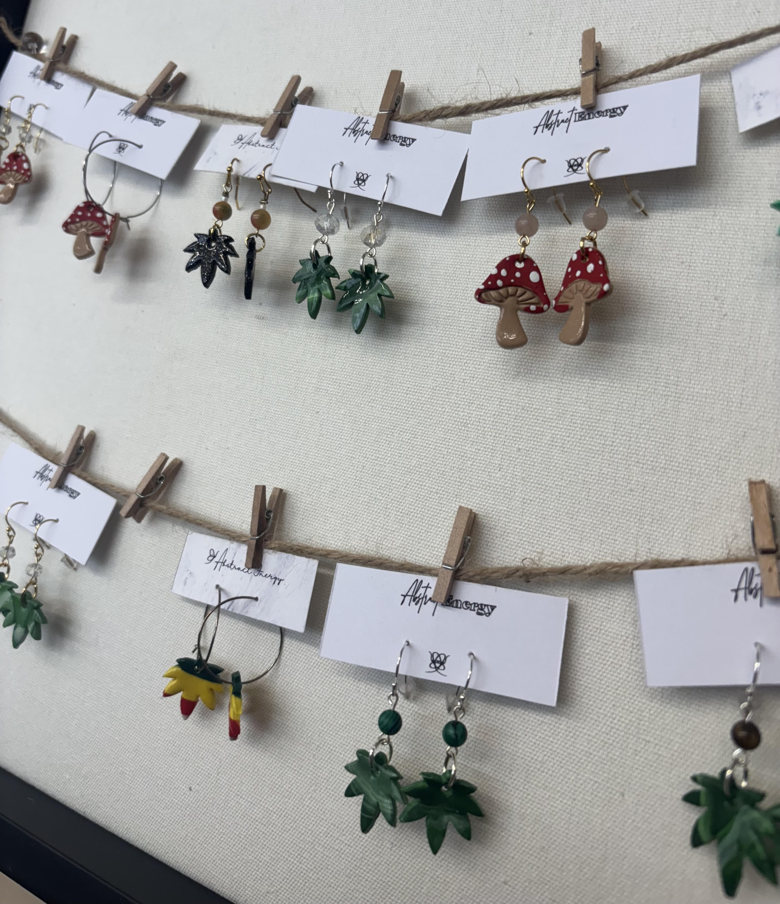 Photograph of product: Abstract Energy Earrings