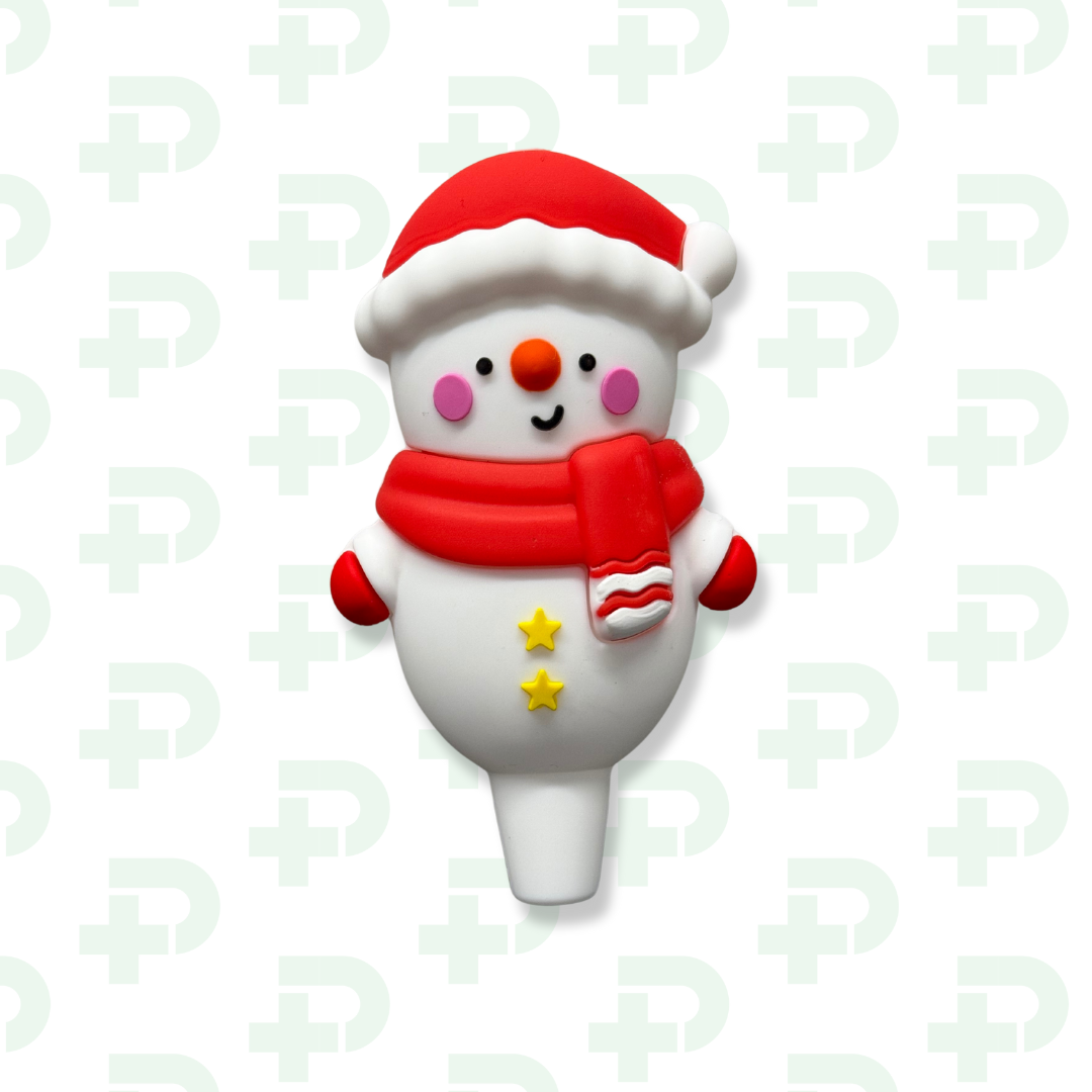Photograph of product: Silicone Snowman Pipe
