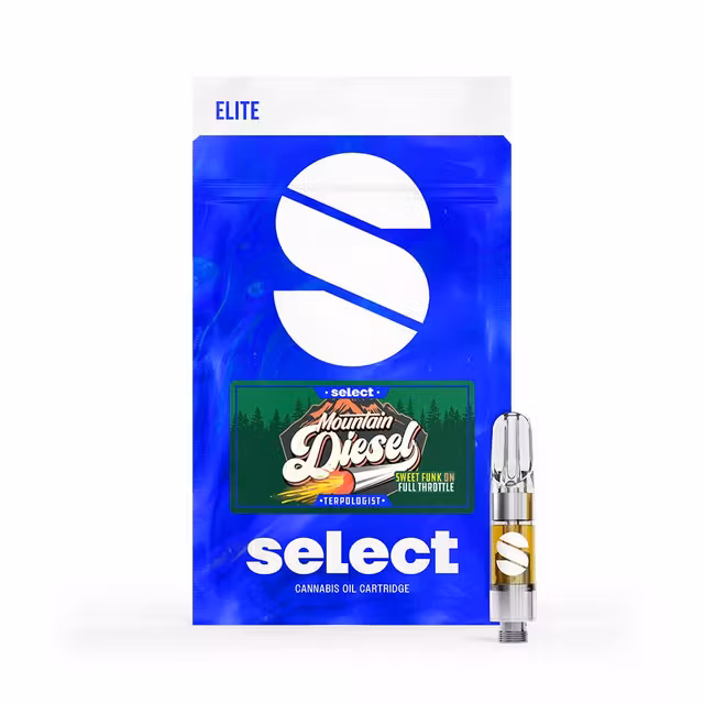 Photograph of product: Mountain Diesel (H) - 0.5g Liquid Diamonds Terpologist Vape Cart - Select