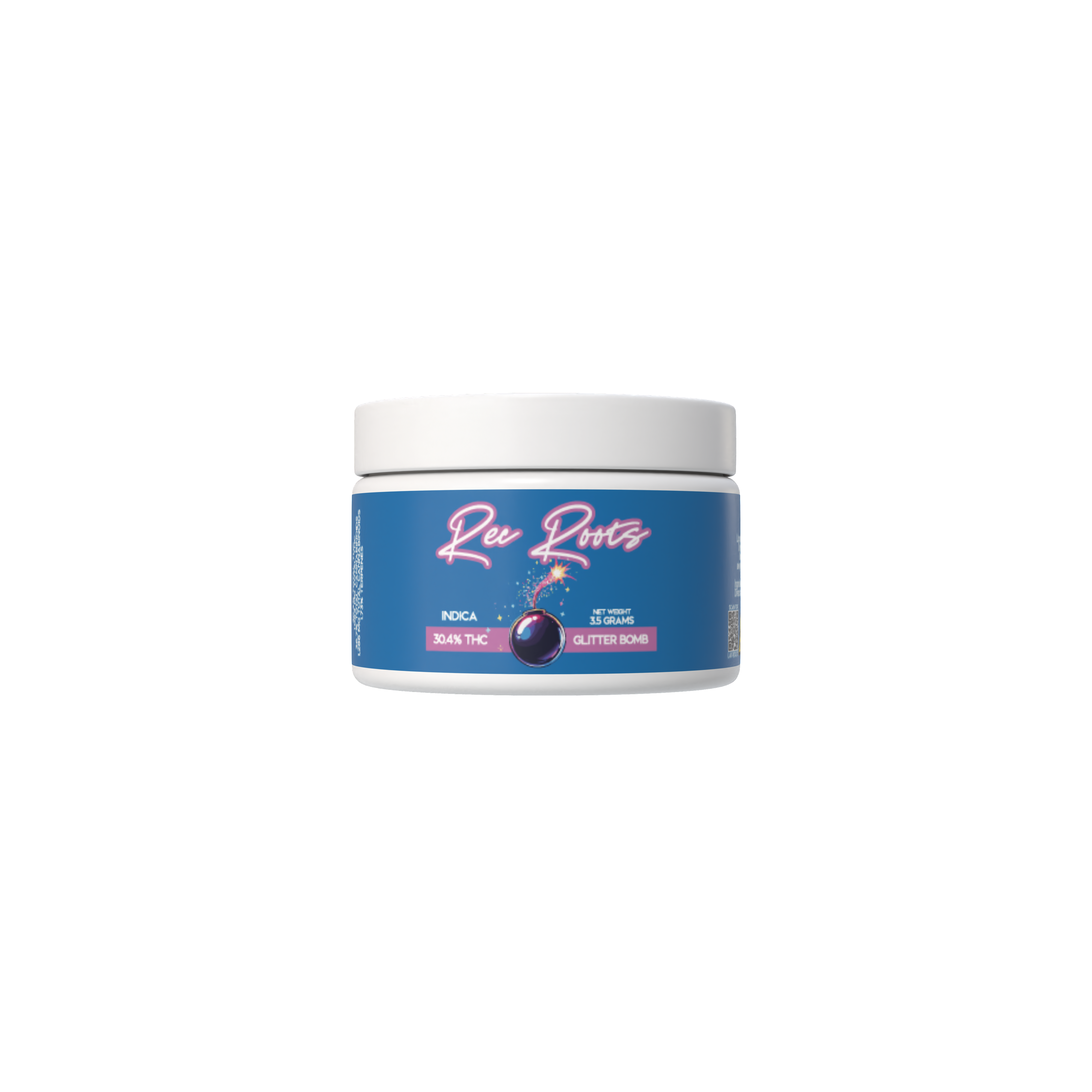 Photograph of Product: Rec Roots | Glitter Bomb | Flower | Indica - 3.5g