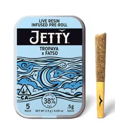 Photograph of product: Tropaya x Fatso Live Resin Infused 5pk - 