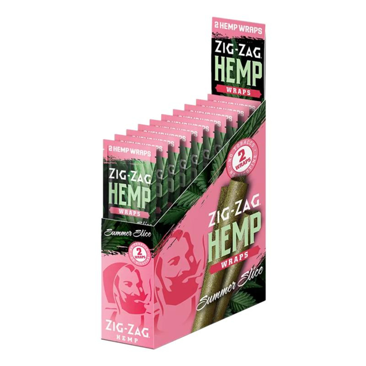 Photograph of product: P- Zig Zag Hemp Wraps Watermelon