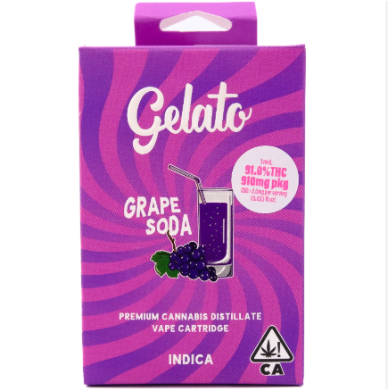 Photograph of product: GELATO | GRAPE SODA - CART Oui'd