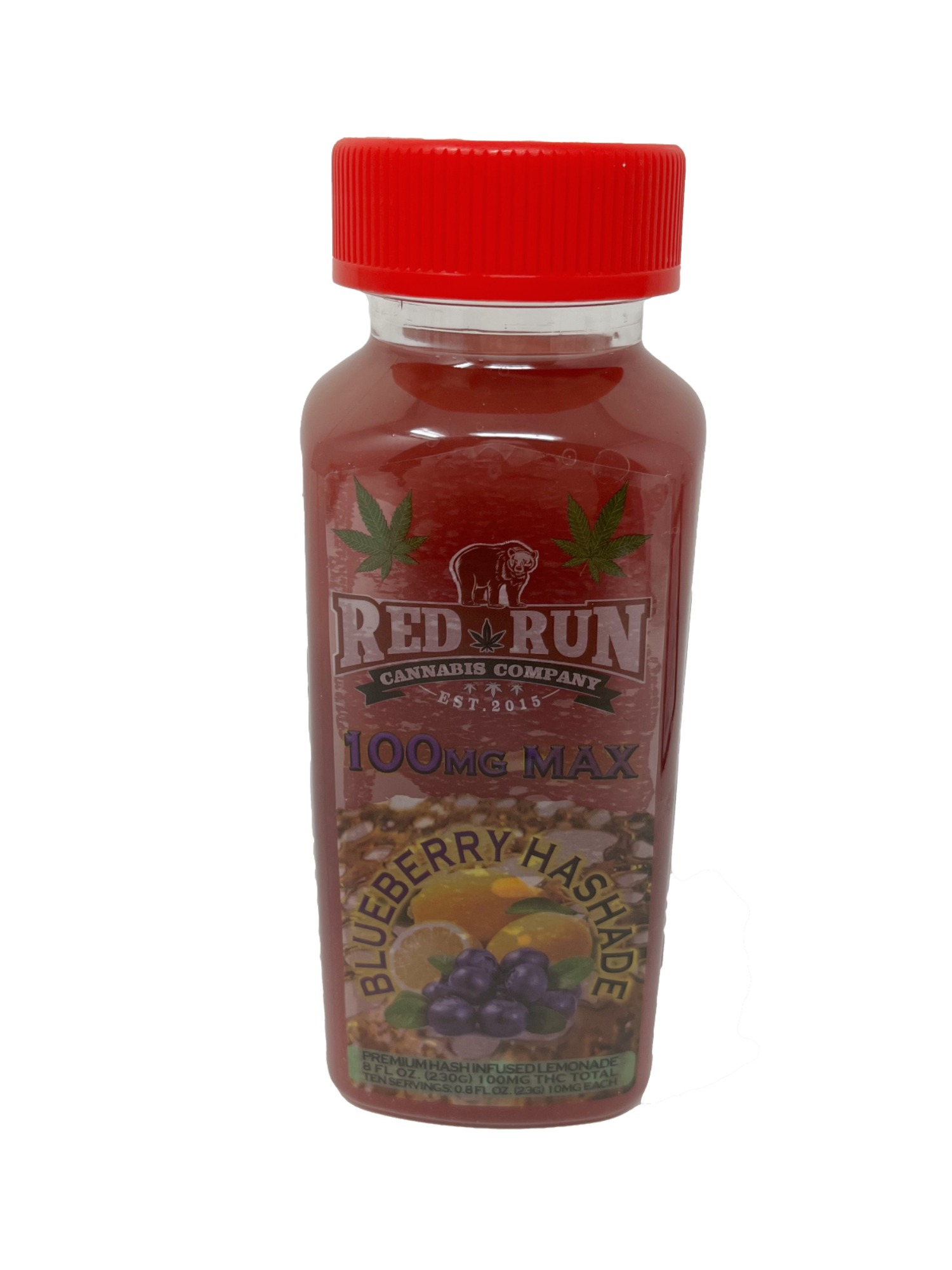 Photograph of product: 100mg TH-oui "Blueberry au chocolatade" Lemonade by Red Run Oui'd Cultivators
