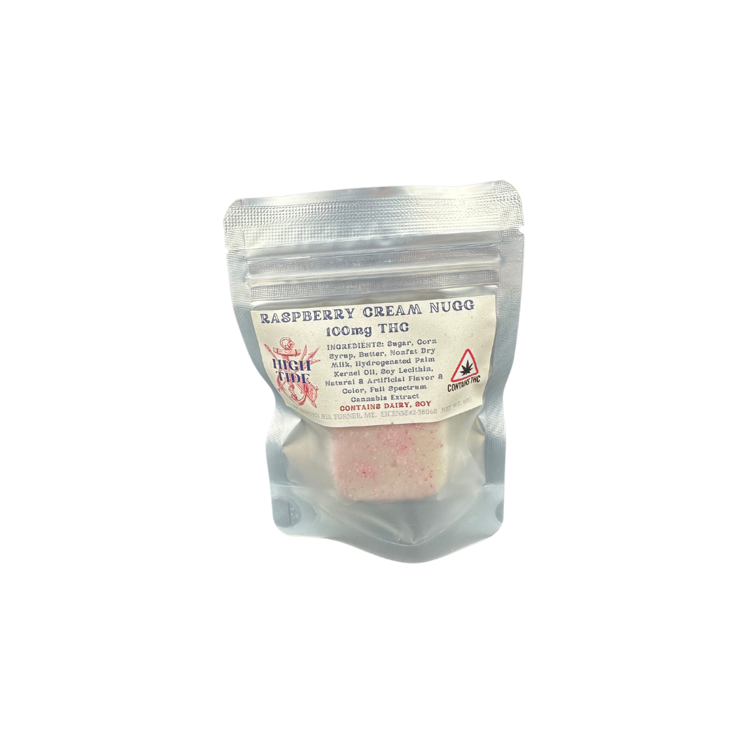 Photograph of product: 100mg Raspberry Cream Nugg