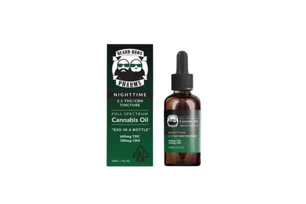 Photograph of product: Beard Bros | Nighttime 2:1 RSO Tincture (30ml) | 300mg CBN/600mg THC