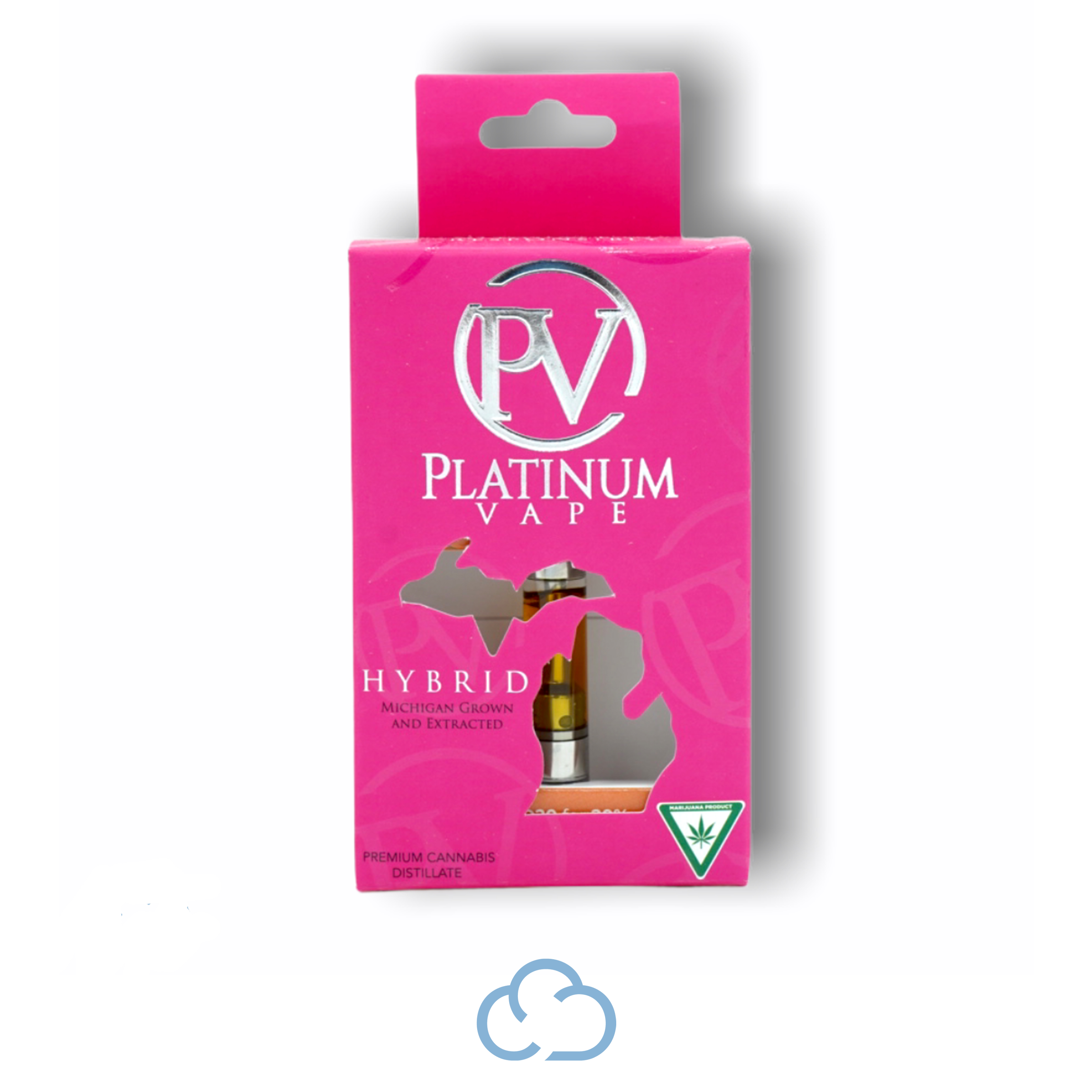 Photograph of product: Platinum Vape - Cartridge 1g - Twice Baked - Oui'd