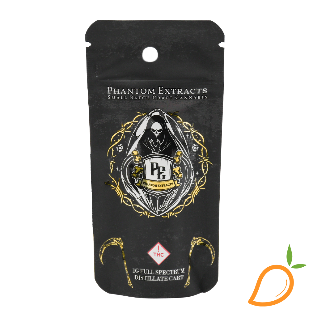 Photograph of product: 1g Apple Fritter Live Resin Vape Phantom Extracts