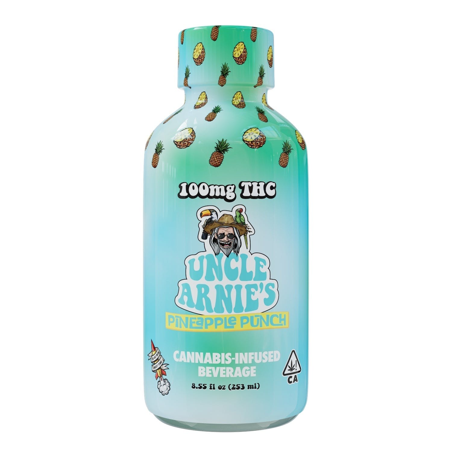 Photograph of product: Uncle Arnie's Pineapple Punch 8oz 100mg