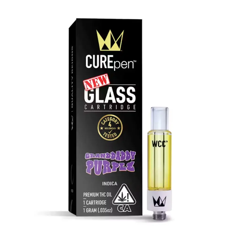 Photograph of product: West Coast Cure - Granddaddy Purple (Indica) Cartridge