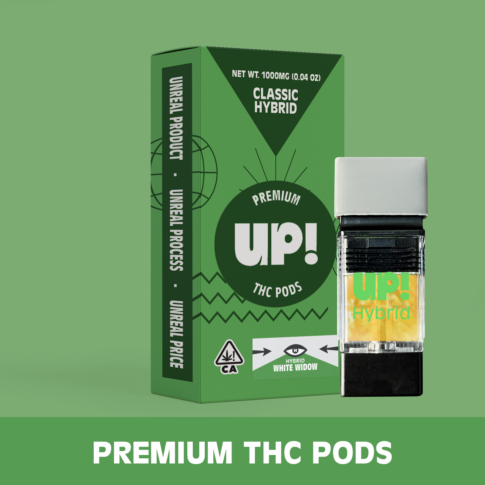 Photograph of product: UP! - White Widow (Hybrid) Classic Pod