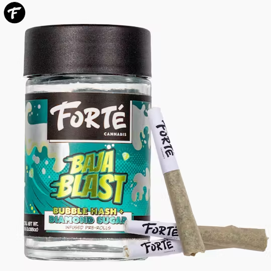 Photograph of product: Baja Blast Bubble au chocolat w/ Diamonds Infused Pre-Roll 5-pack | 2.5g