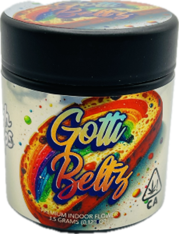 Photograph of product: Gotti Beltz 3.5g Jar - High Tops