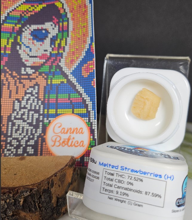 Photograph of product: Cold Cure Live Rosin - Melted Strawberries