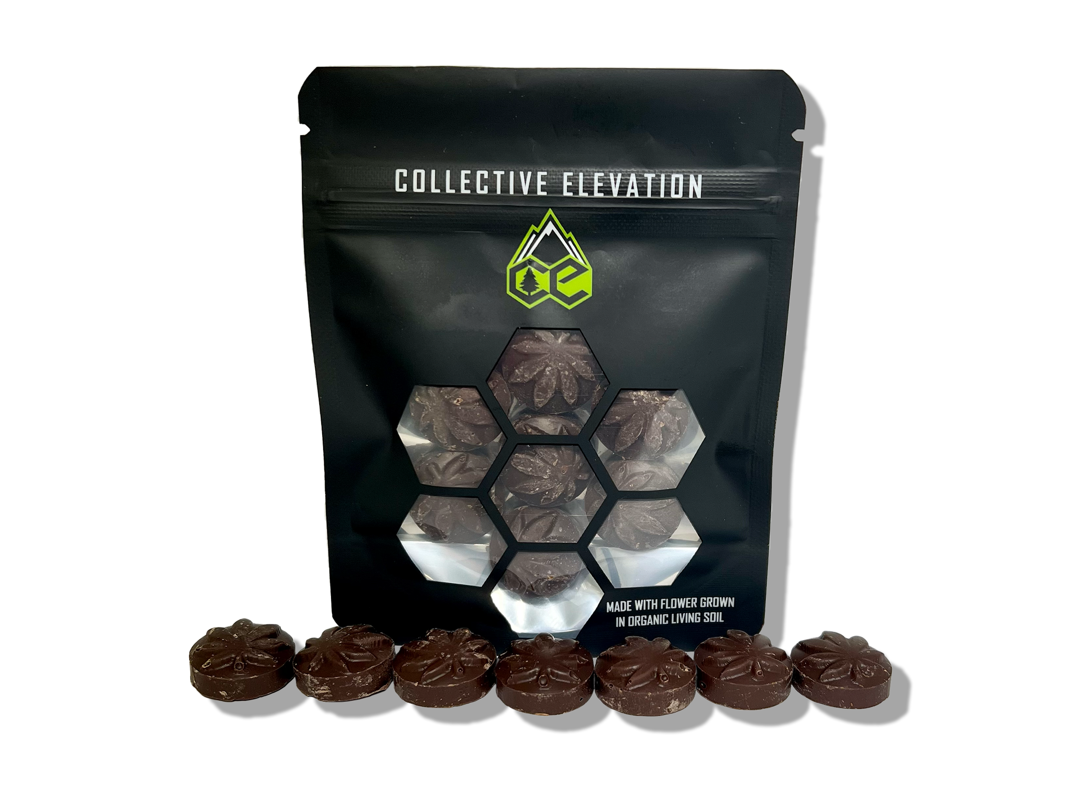 Photograph of product: Oui'd Espresso Crunch | Chocolate Bites (7 Pack)