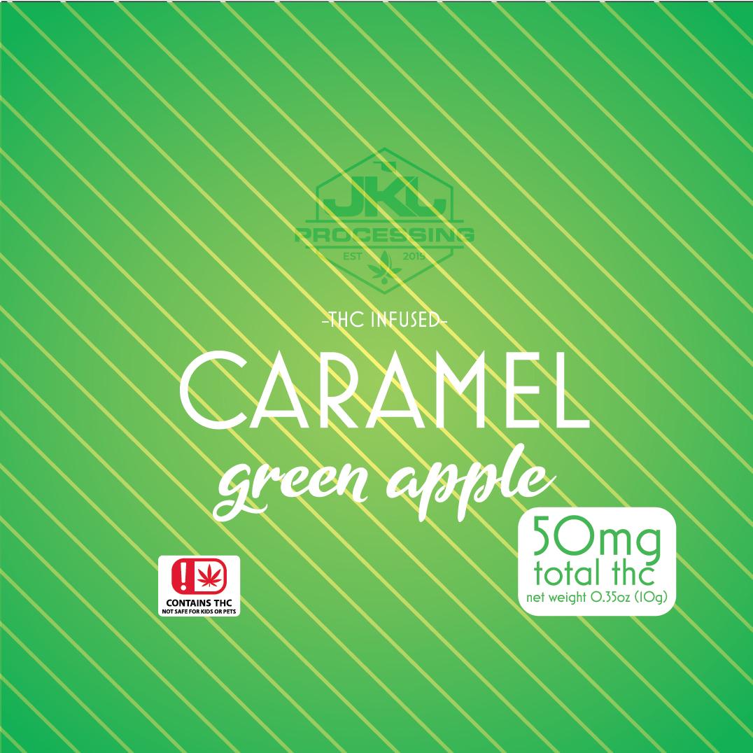 Photograph of Product: JKJ - Edible - Green Apple Caramel - 50mg