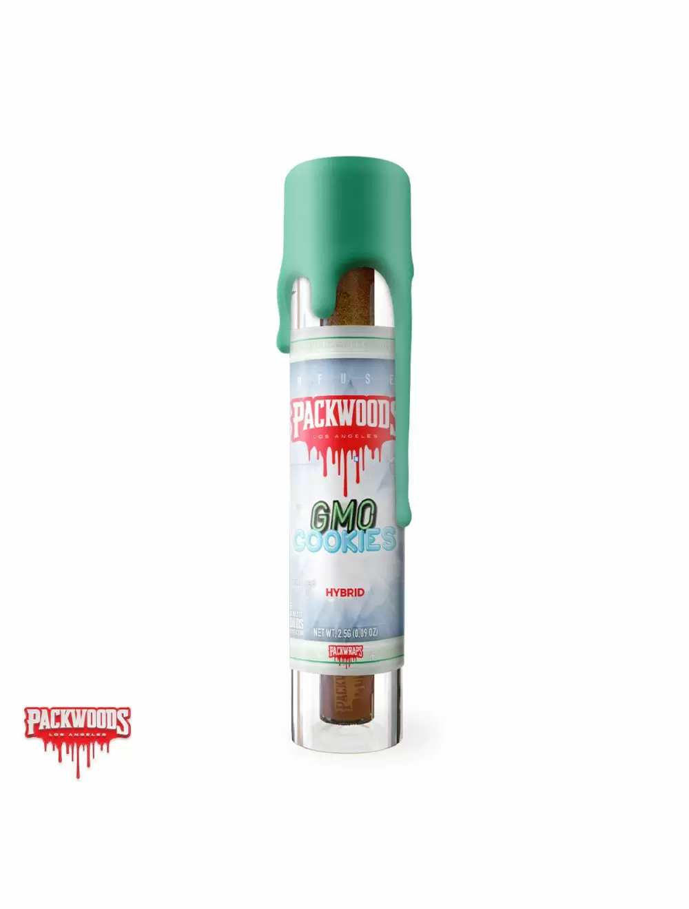 Photograph of product: PACKS LA | GMO Cookies | 1g Live Resin Infused Mini Blunt