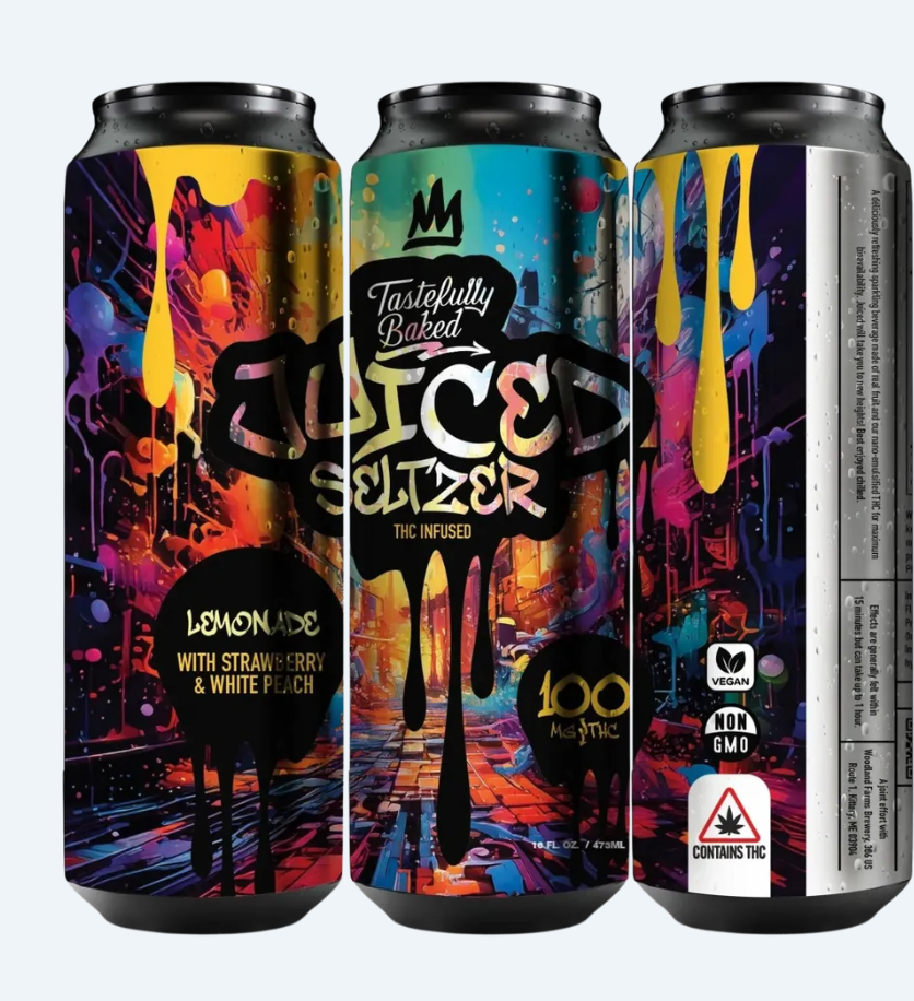 Photograph of product: JUICED Tropical Punch Seltzer 100mg