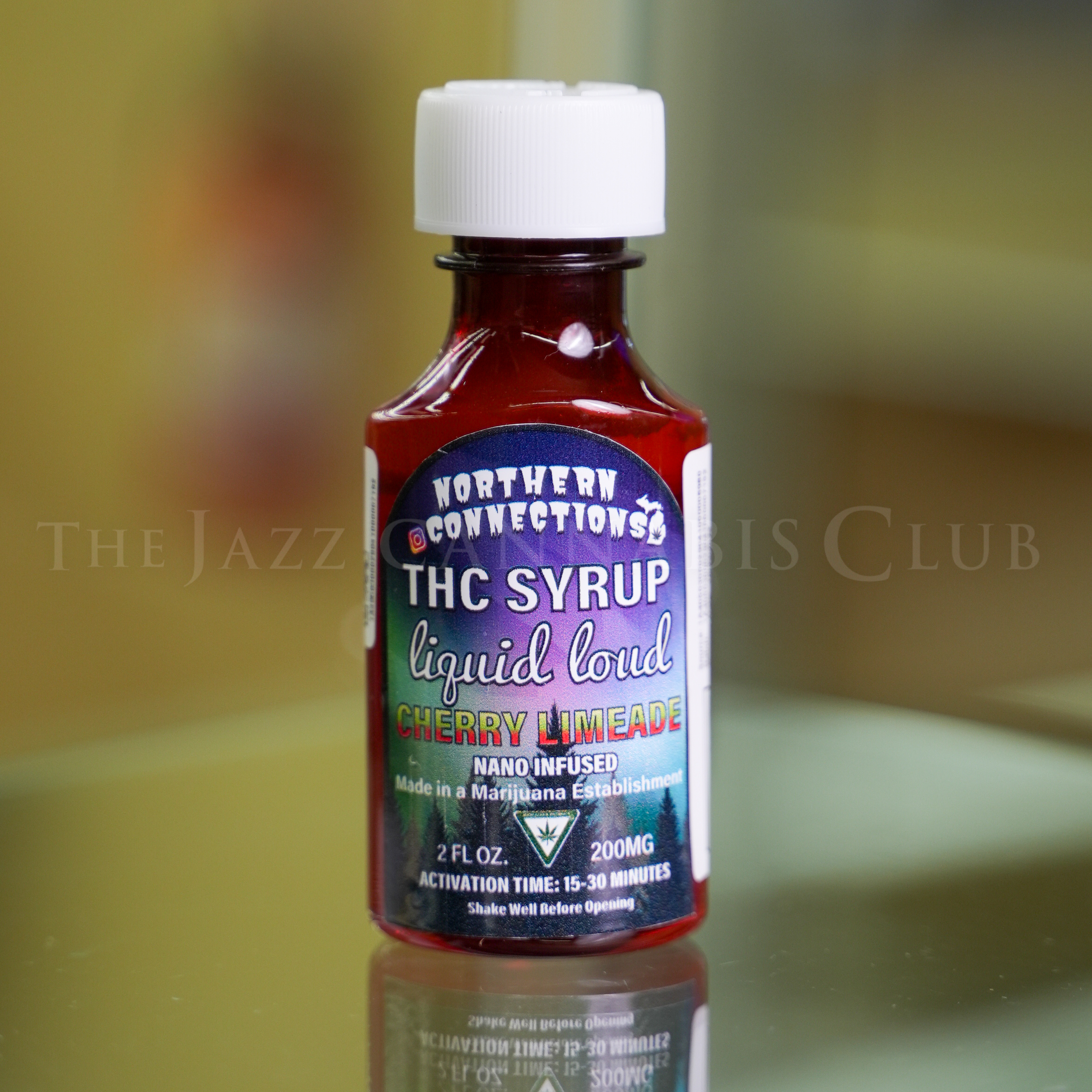 Photograph of product: Northern Connections - Cherry Limeade TH-oui Syrup 200mg