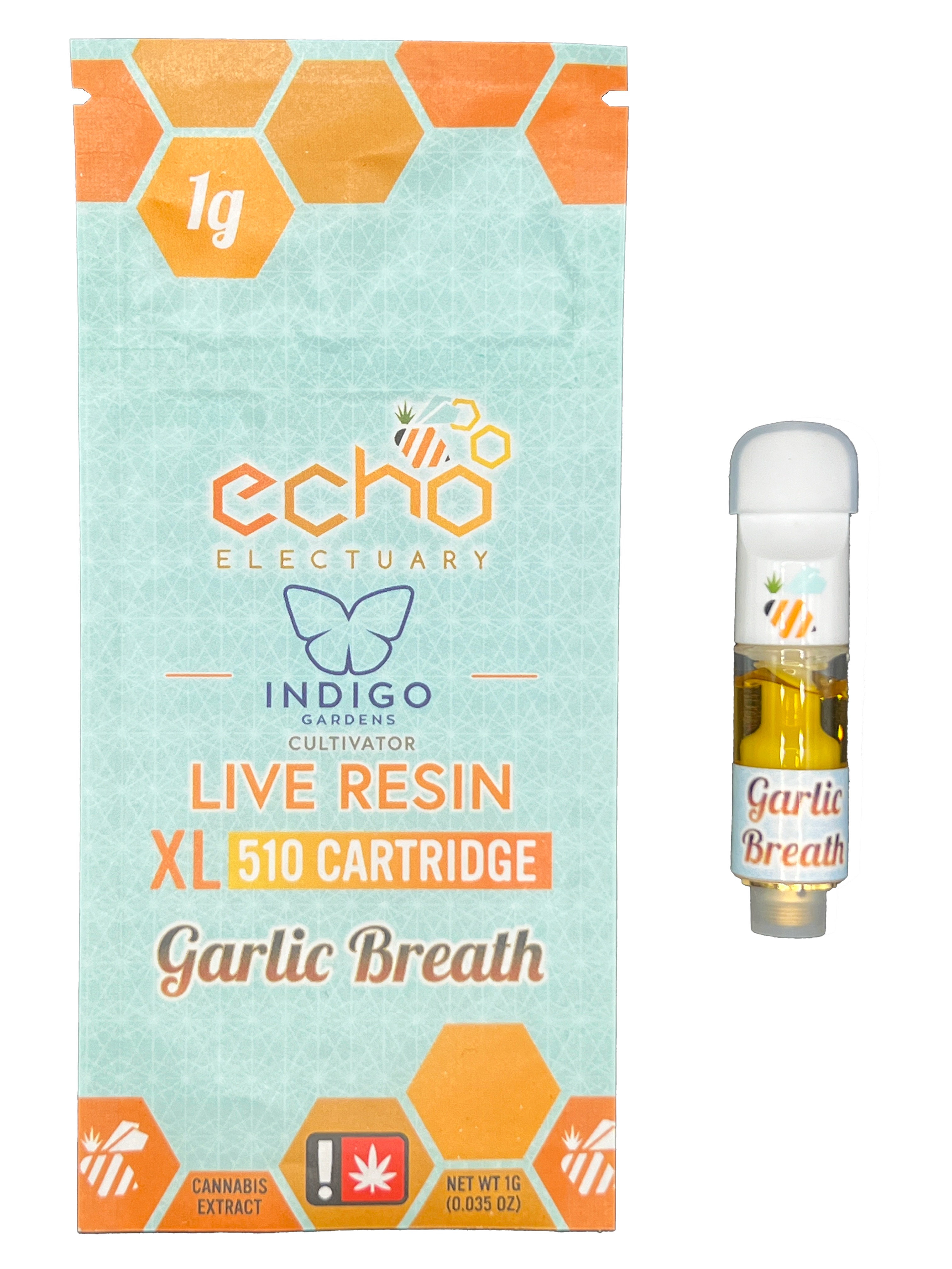 Photograph of product: Garlic Breath Live Nectar XL Cartridge