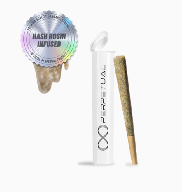Photograph of product: Permanent Push Pop Rosin Infused Pre-Roll