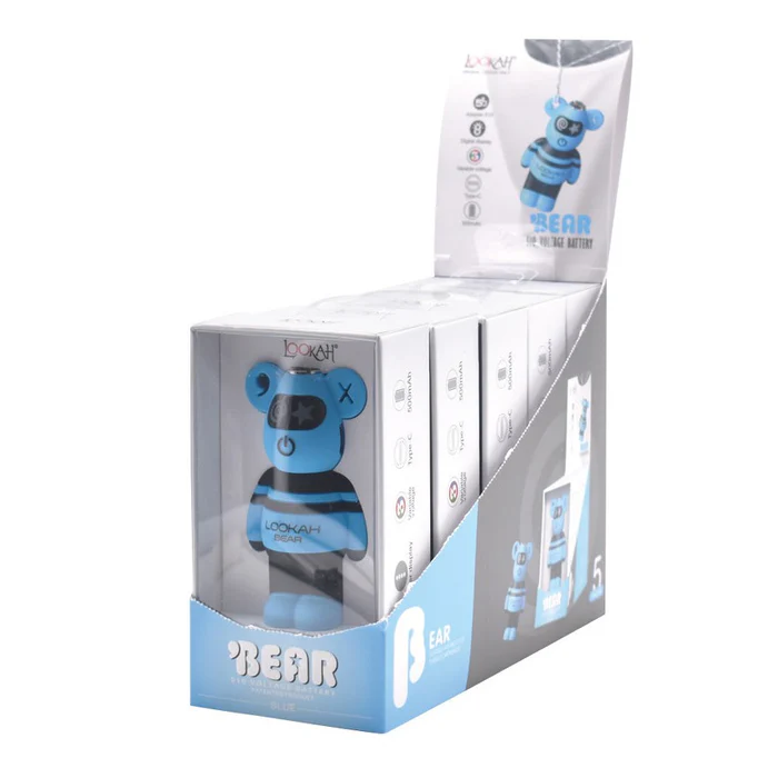 Photograph of product: Blue Lookah Bear Vape Battery