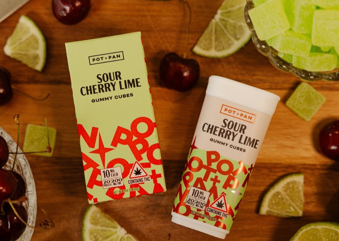 Photograph of product: SOUR CHERRY LIME GUMMIES | 20 PCS | 10MG