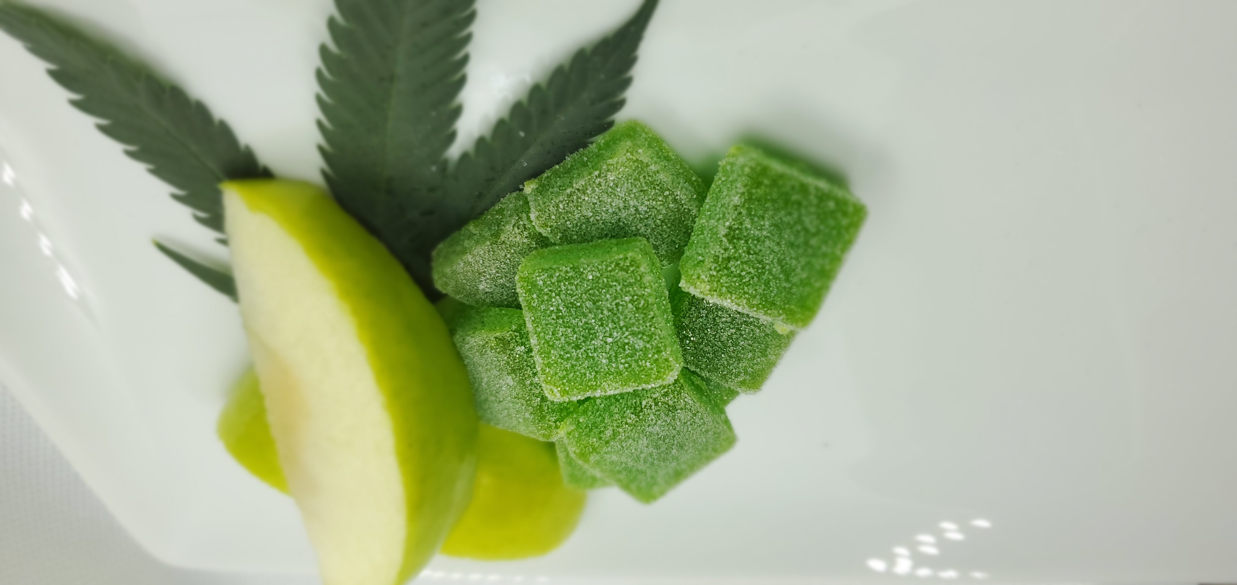 Photograph of product: Green Apple Buddha Gummies 10 pack