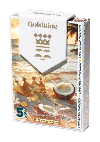 Photograph of product: Goldkine Infused Pre-Rolls 5 Pack | Summer Rum Colada
