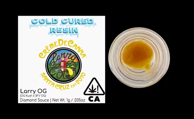Photograph of product: Creme De Canna - Larry OG 1g Diamond Sauce