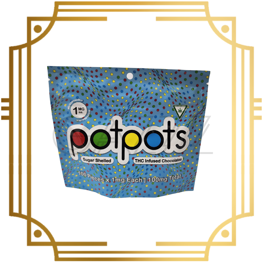Photograph of product: Dream Edibles Potpots Milk Chocolate 100MG